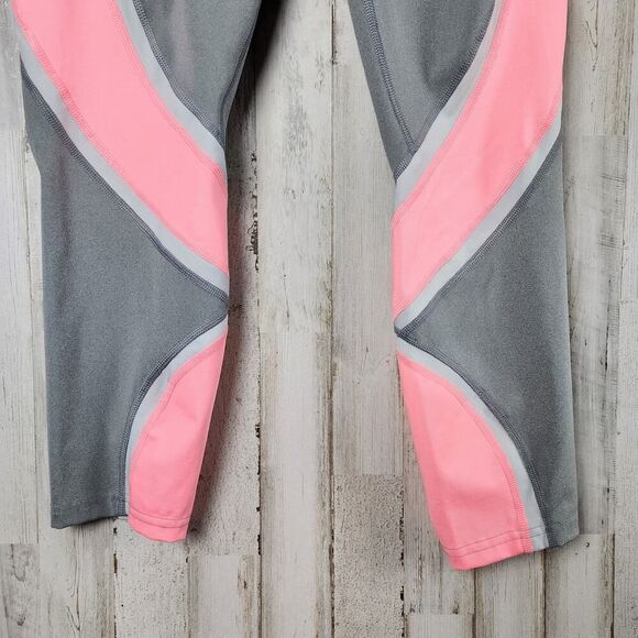 Avia Athletic Workout Leggings Gray Pink Size Small - Picture 5 of 7